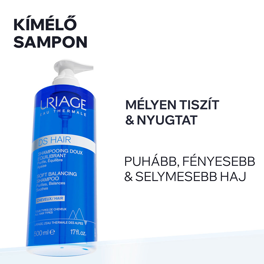 URIAGE DS Hair kímélő sampon (500ml)