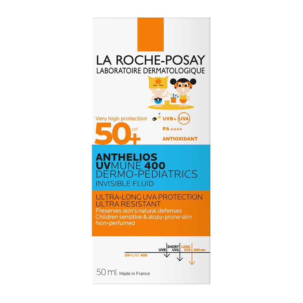 LA ROCHE-POSAY Anthelios UVMUNE 400 Dermo-Pediatrics napvédő fluid SPF50+ gyermek (50ml)