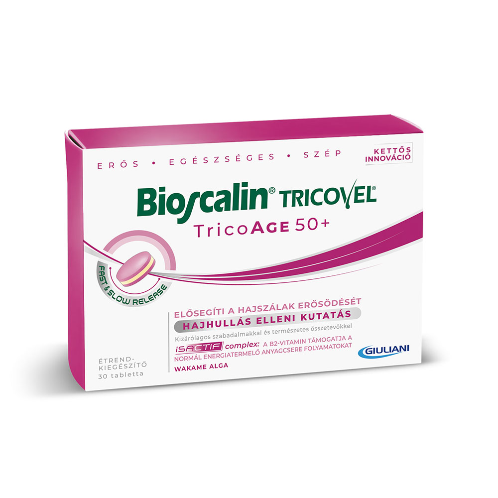 BIOSCALIN Tricovel TricoAGE 50+ tabletta (30db) akciós termékkép 1