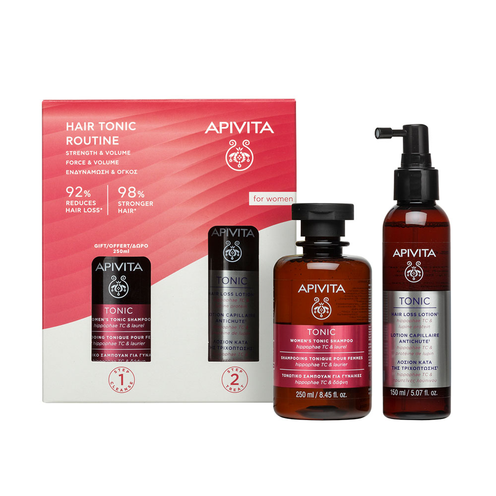 APIVITA szett Hajhullás elleni Womens sampon+lotion (250ml+150ml)