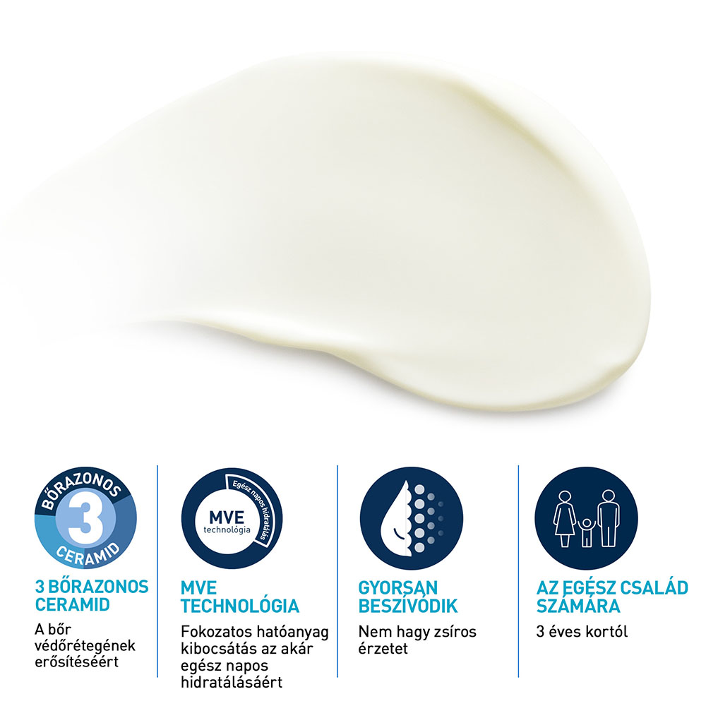 CERAVE Hidratáló fényvédő tej arcra-testre SPF30 (177ml)