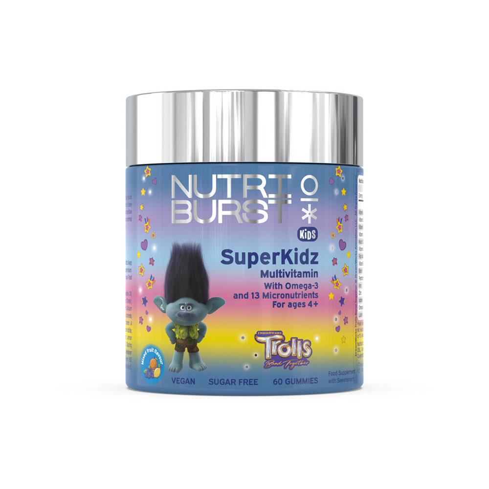 NUTRIBURST Kids - Trolis SuperKidz multivitamin gumivitamin (60db)