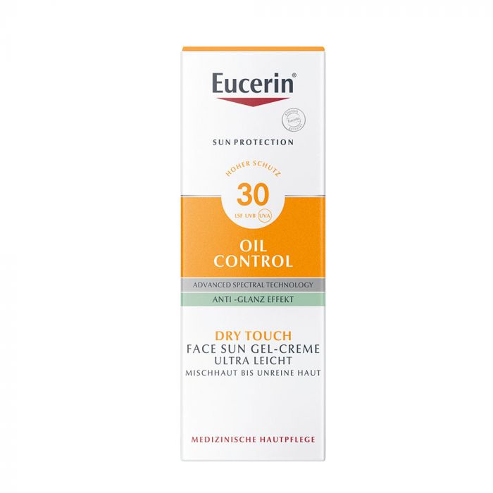 EUCERIN Sun Oil Control napozó gél-krém arcra SPF30 (50ml)       