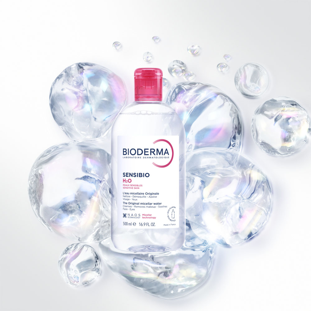 BIODERMA Sensibio H2O micellás arc- és sminklemosó oldat (500ml)