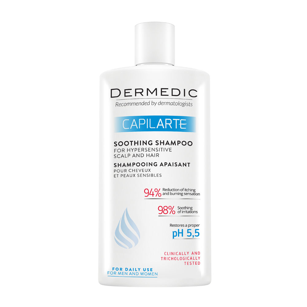 DERMEDIC Capilarte Fejbőr nyugtató sampon érzékeny bőrre (300ml)