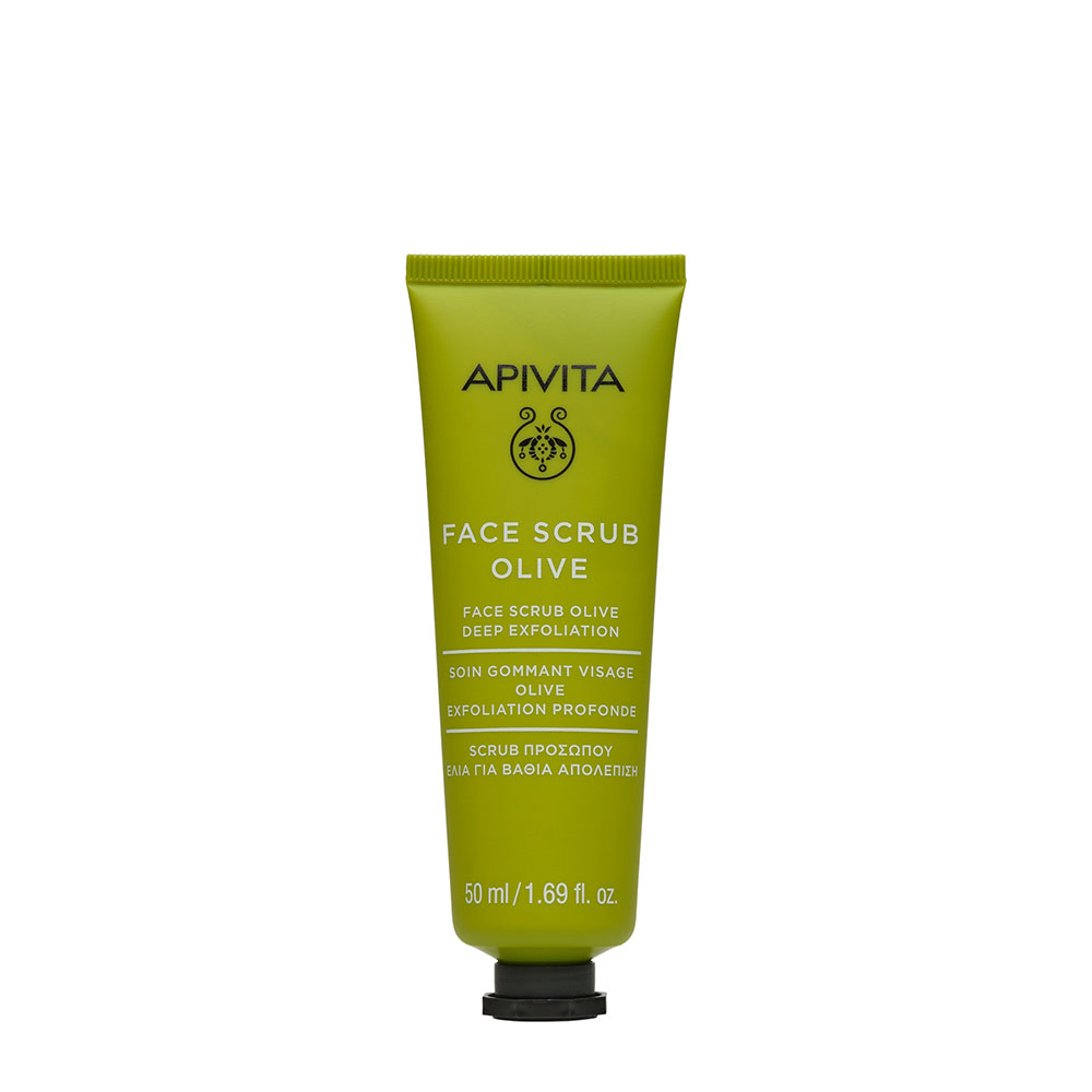 APIVITA Express mélyhámlasztó arcradír Olívával (50ml)
