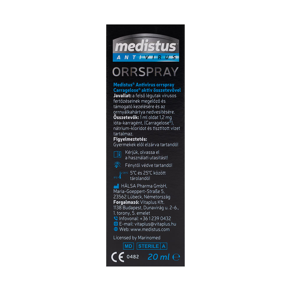 VITAPLUS Medistus Antivirus orrspray (20ml)