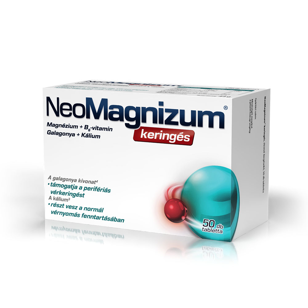 NEOMAGNIZUM Keringés tabletta (50db)