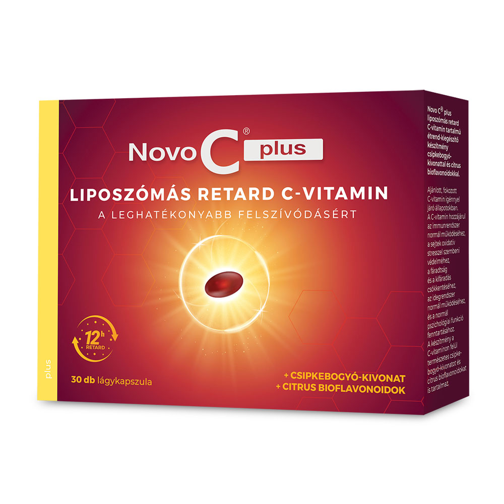 NOVO C Komplex Liposzómás C vitamin lágykapszula (30db) 