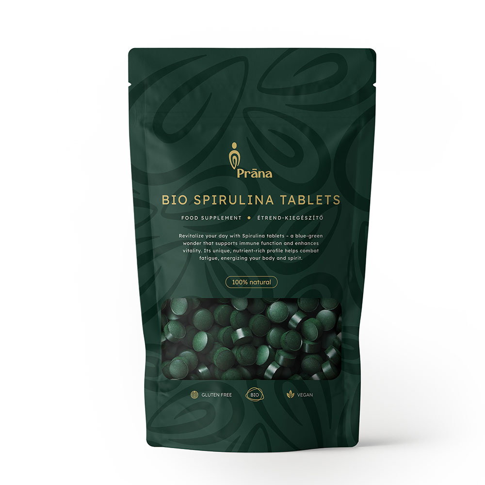 PRANA Bio Spirulina 400 mg tabletta (125g)