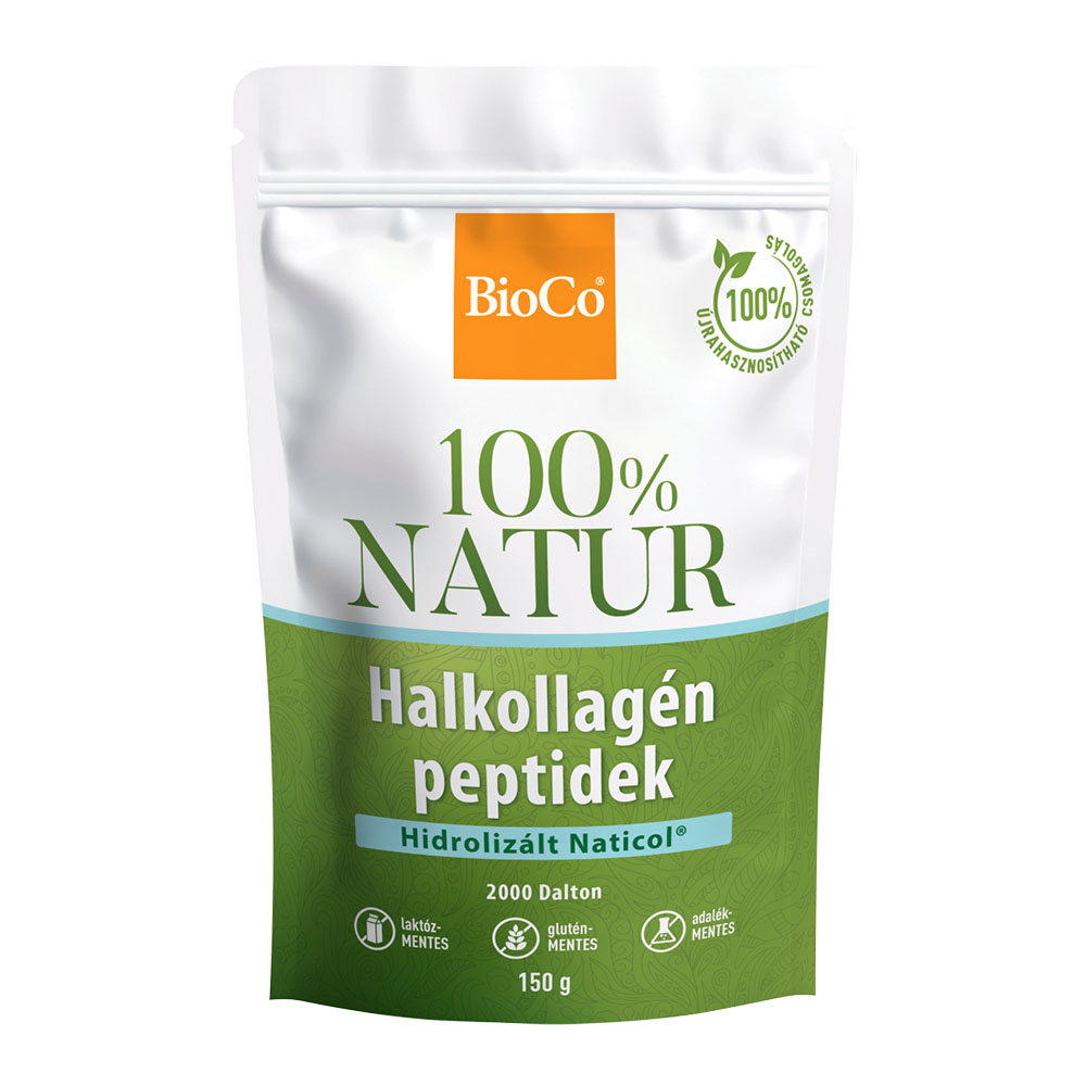 BIOCO 100% NATUR Halkollagén peptidek NATICOL tasakos por (150g)