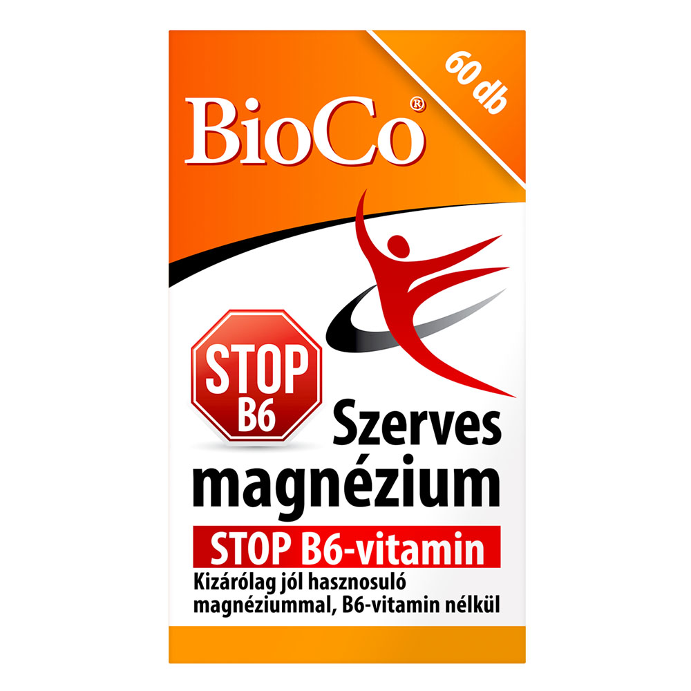 BIOCO Szerves Magnézium STOP B6 tabletta (90db)