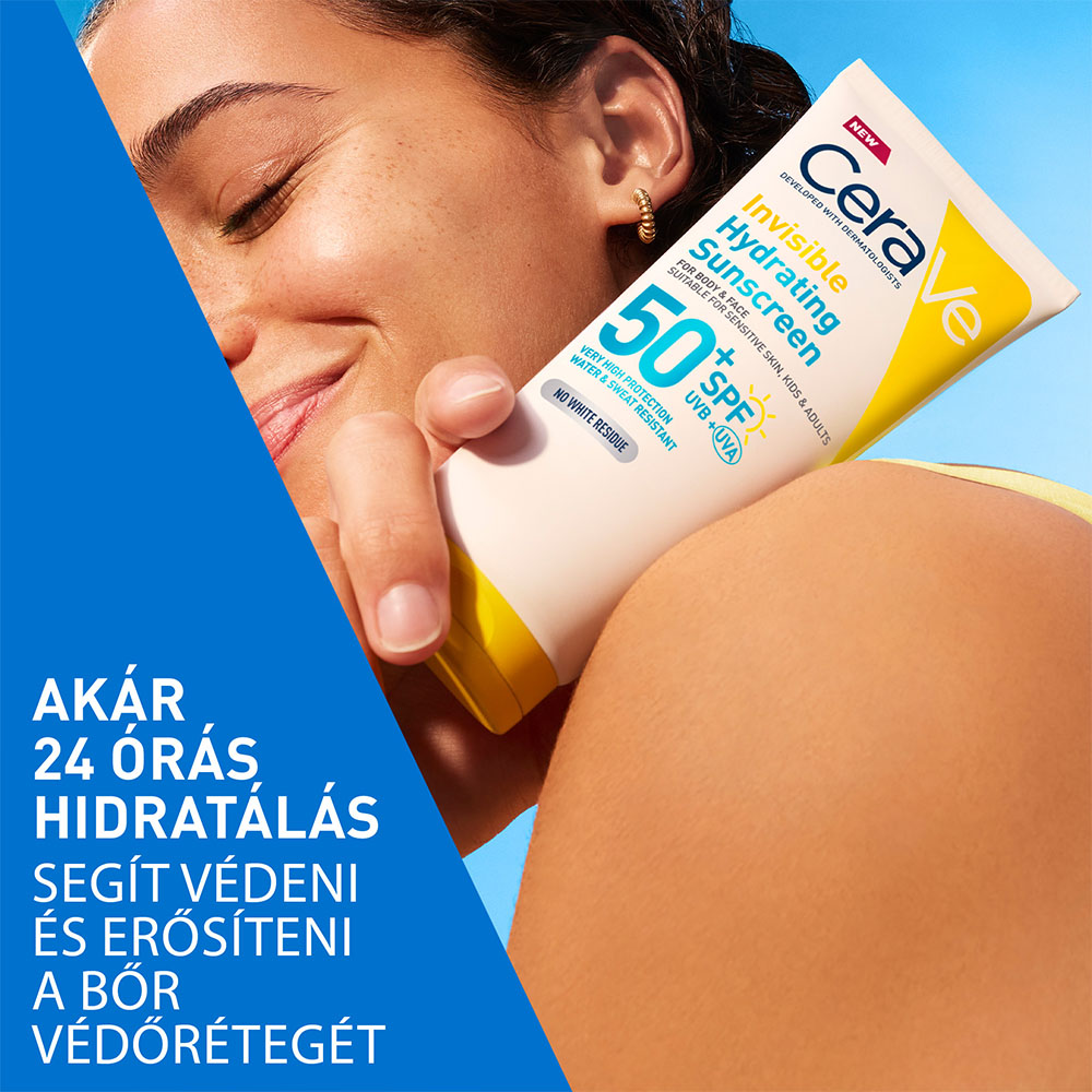 CERAVE Hidratáló fényvédő tej arcra-testre SPF50+ (75ml)