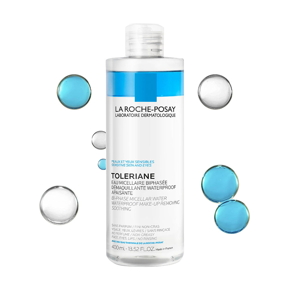LA ROCHE-POSAY Toleriane kétfázisú, olajjal gazdagított micellás víz (400ml)