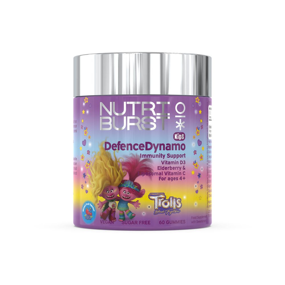 NUTRIBURST Kids Trolls DefenceDynamo Immunity Support gumivitamin (60db)
