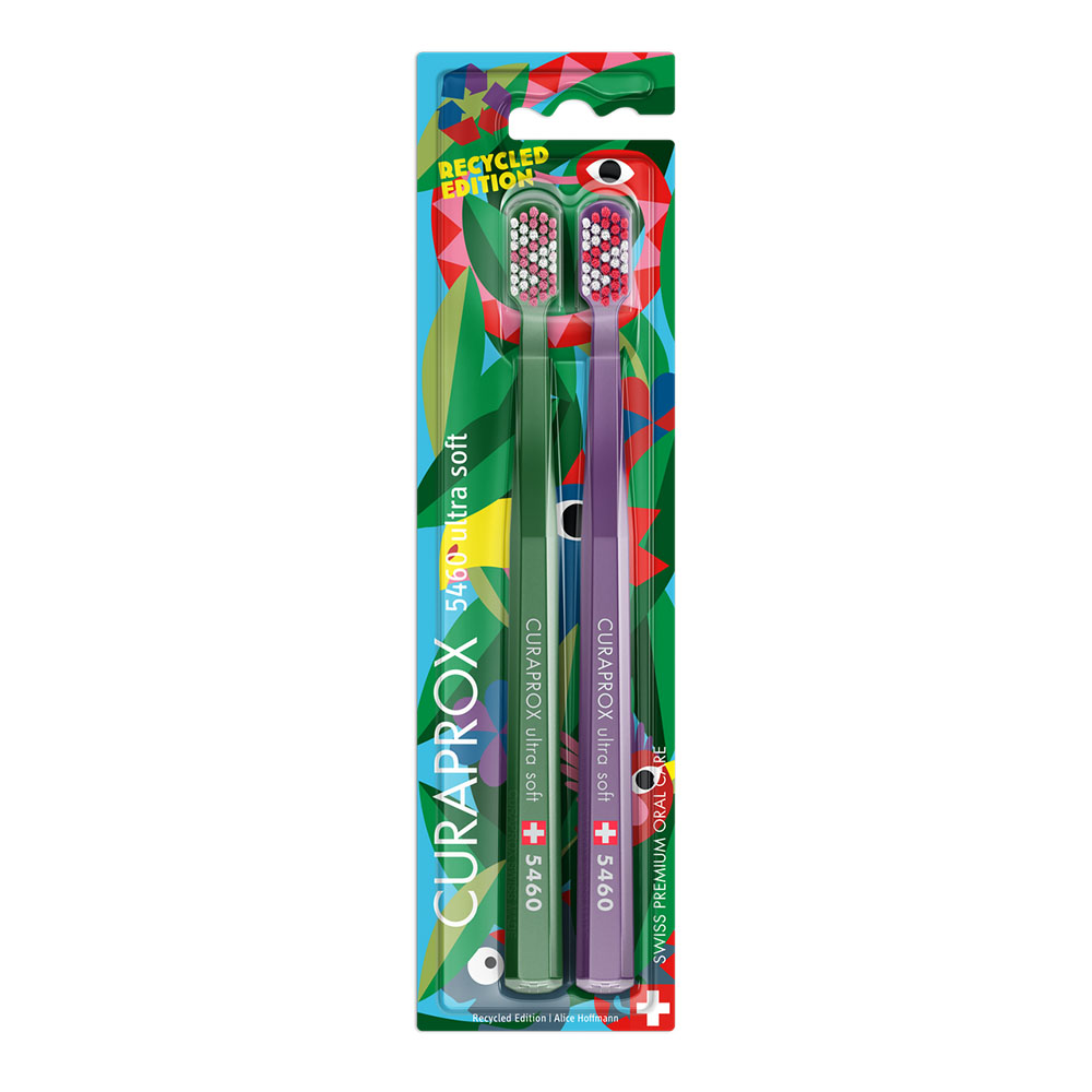 CURAPROX CS 5460 ultra soft Recycled Edition fogkefe duopack (2db)