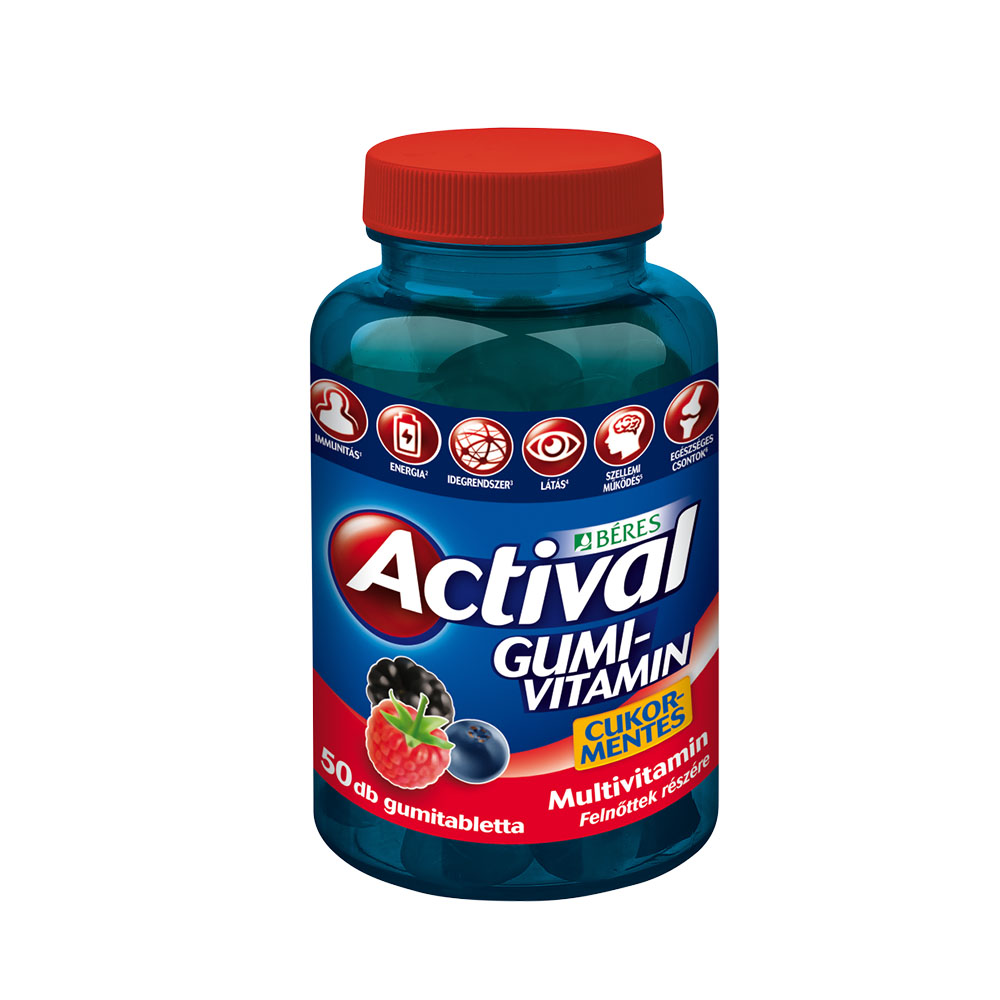 BÉRES Actival gumivitamin felnőtteknek (50db)