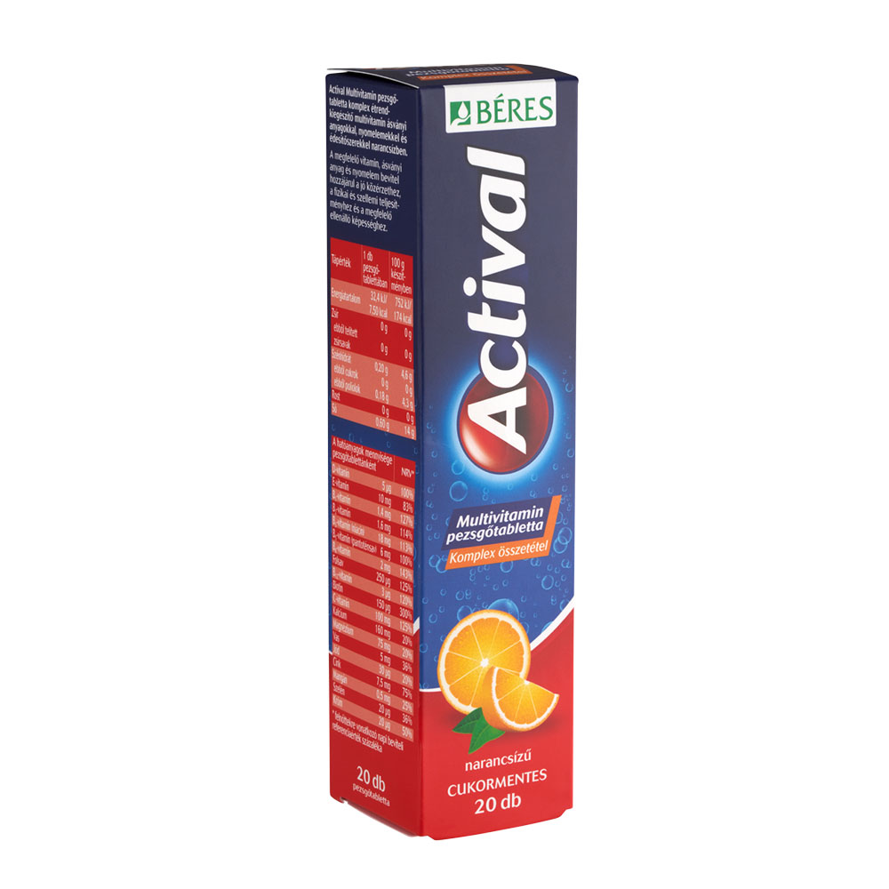 ACTIVAL Multivitamin pezsgőtabletta (20db)