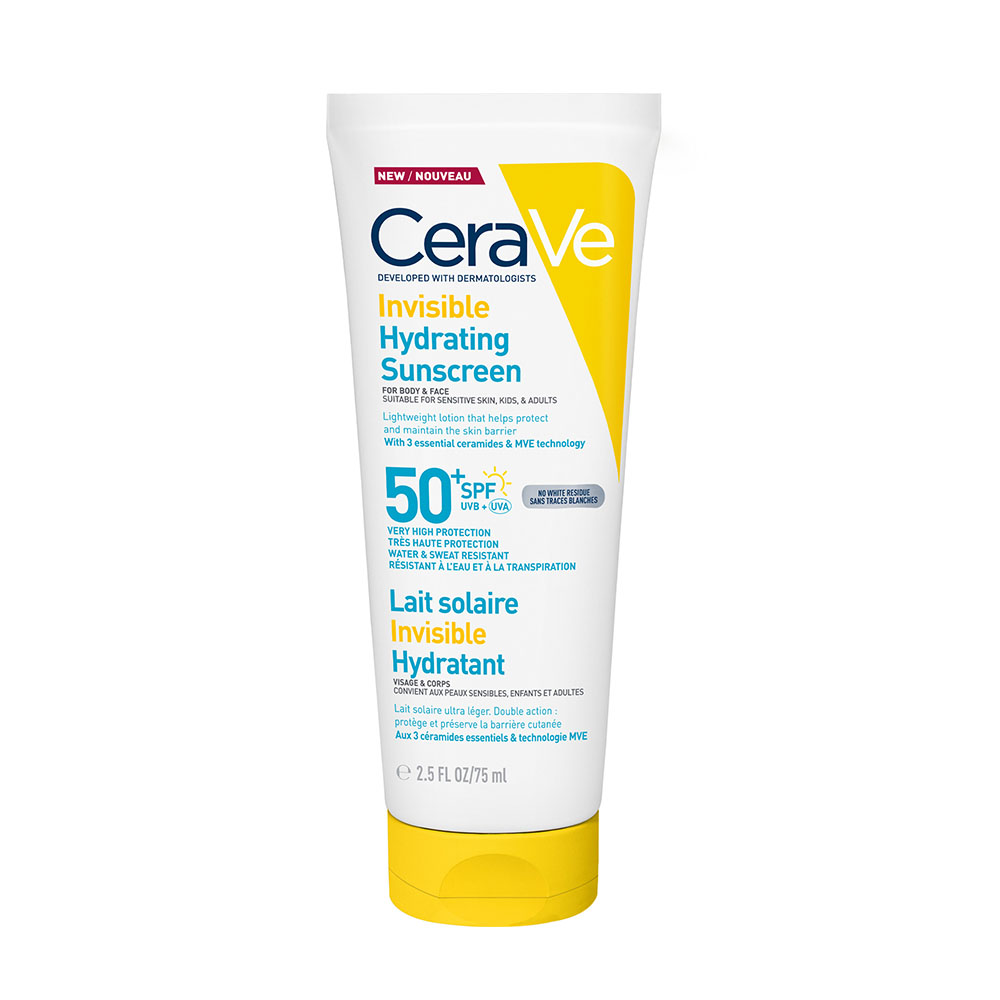 CERAVE Hidratáló fényvédő tej arcra-testre SPF50+ (75ml)