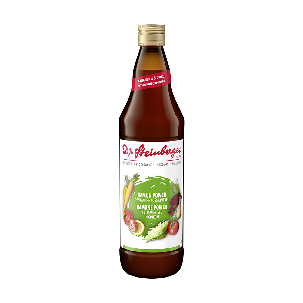 DR.STEINBERGER Immun power zöldséglé VIGYÉL VISSZA ÜVEGBEN (750ml)