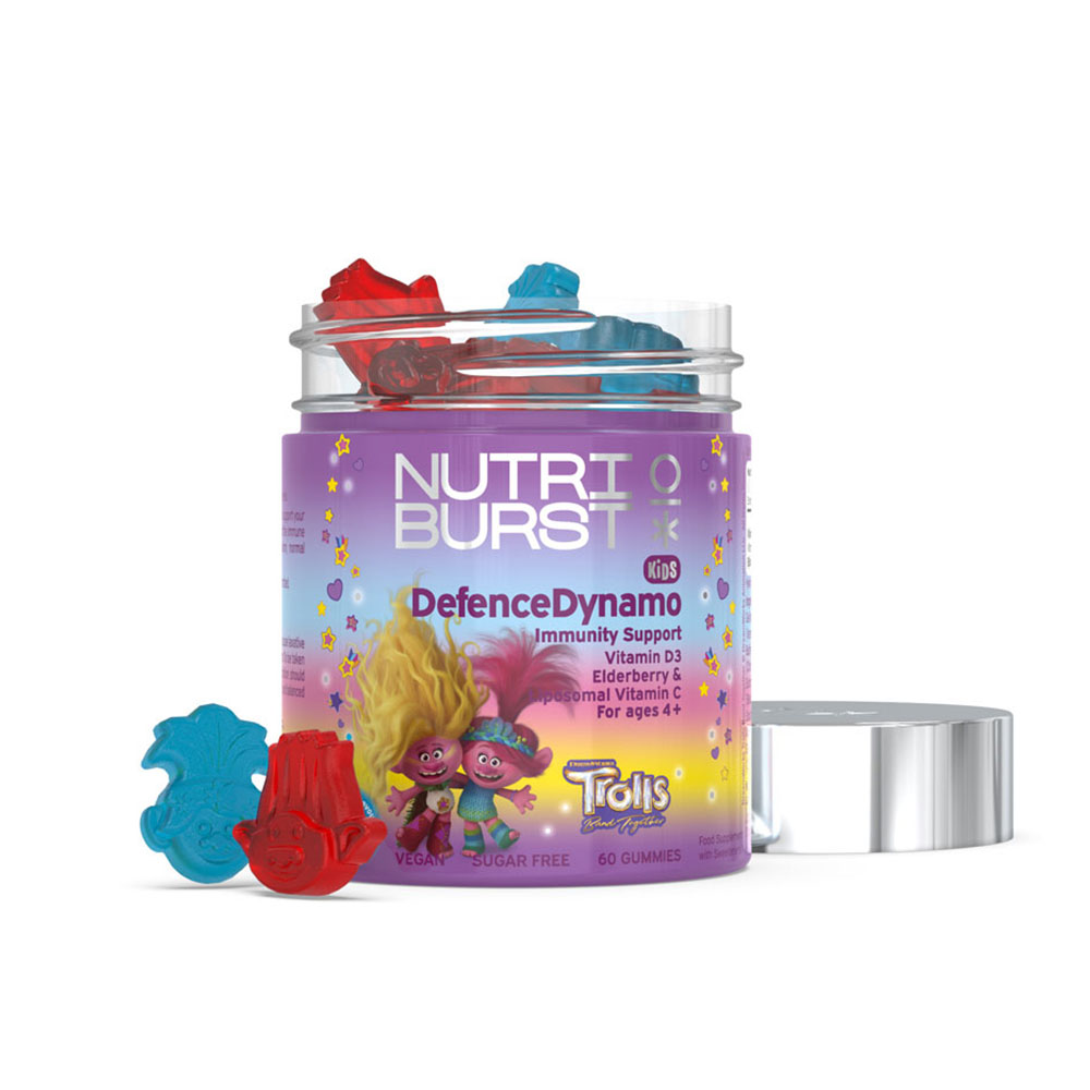 NUTRIBURST Kids Trolls DefenceDynamo Immunity Support gumivitamin (60db)