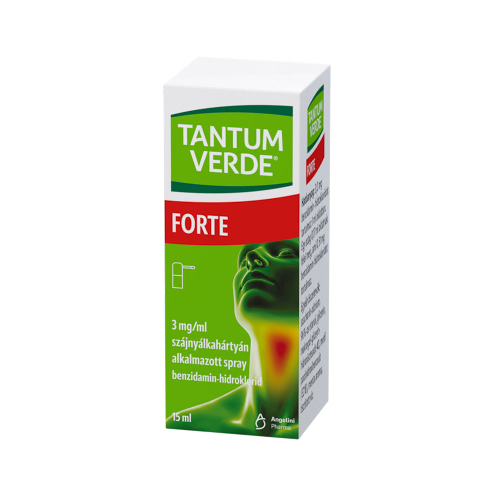 TANTUM VERDE Forte 3mg/ml szájnyálkahártyán alkalmazott spray (15ml)