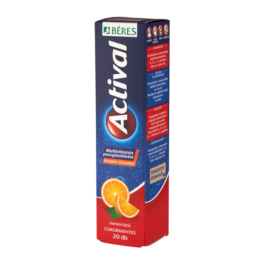 ACTIVAL Multivitamin pezsgőtabletta (20db)