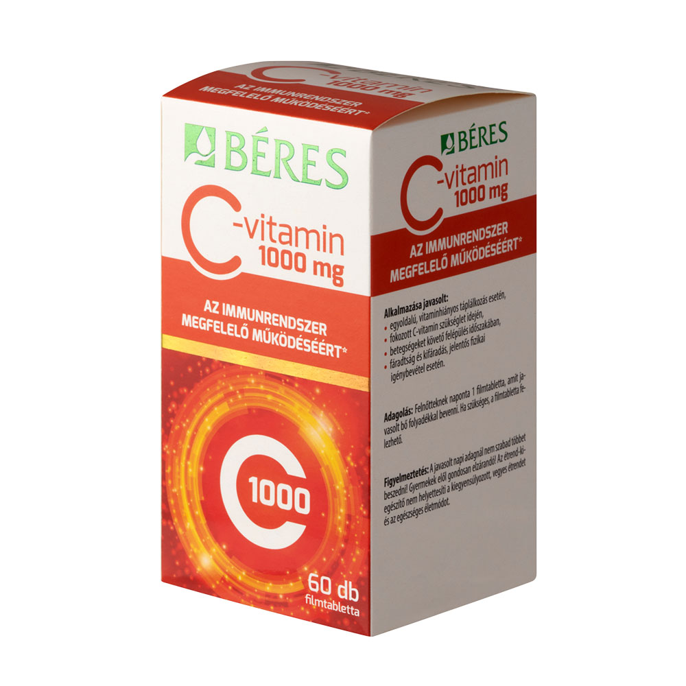 BÉRES C-vitamin 1000mg filmtabletta (60db)