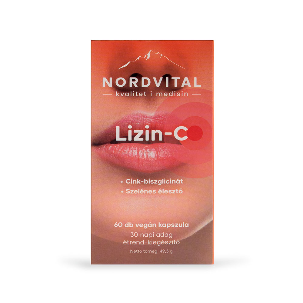 NORDVITAL Lizin-C szelénnel és cinkkel vegán kapszula (60db)