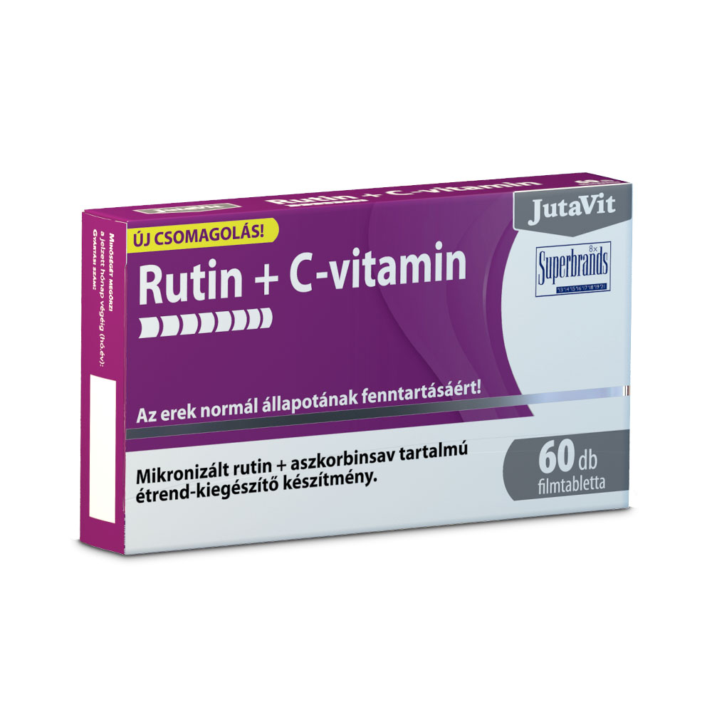 JUTAVIT Rutin+C vitamin filmtabletta (60db)