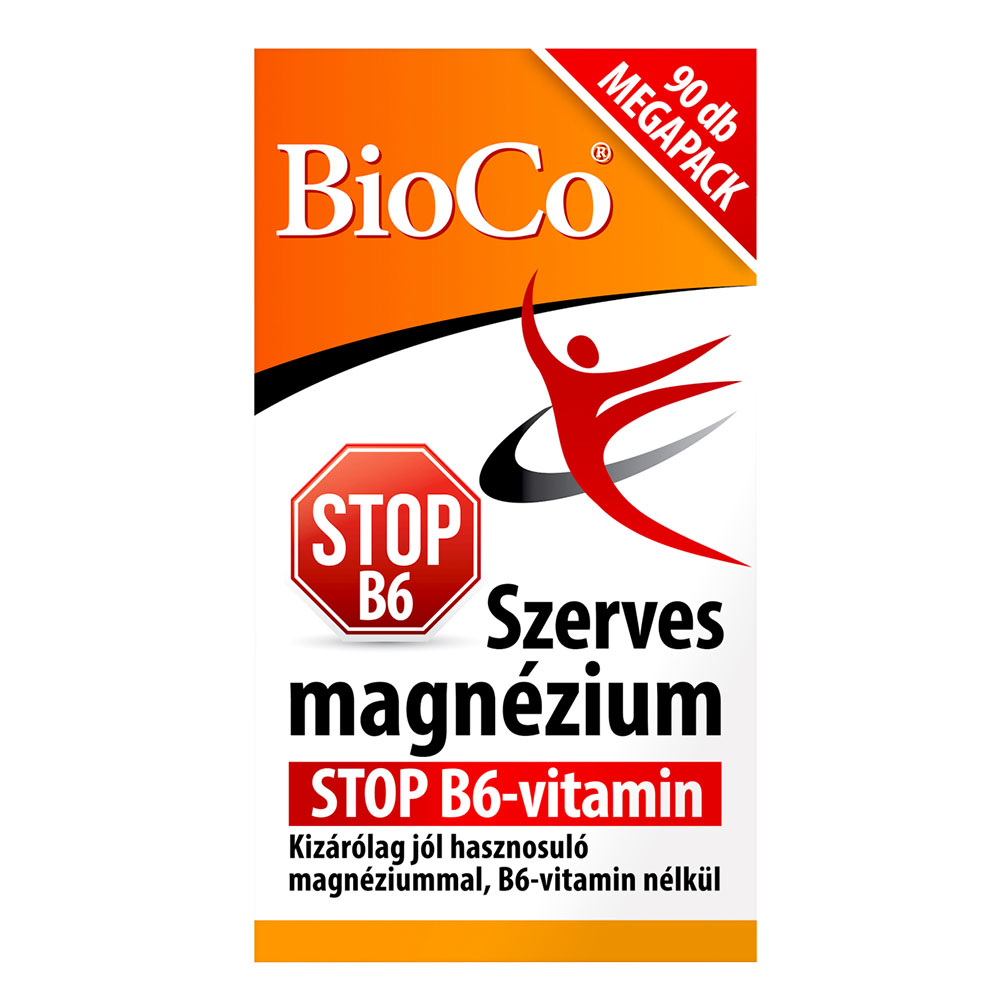 BIOCO Szerves Magnézium STOP B6 tabletta (90db)