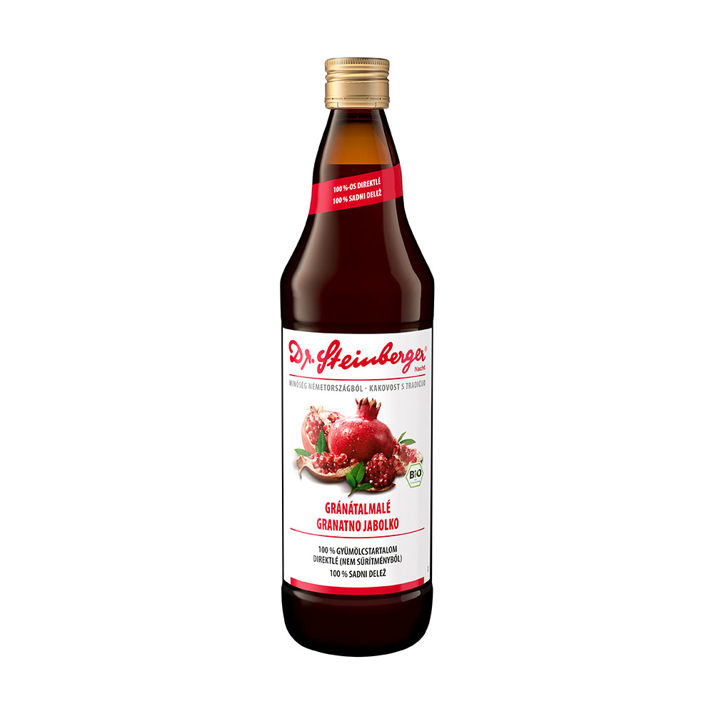 DR.STEINBERGER Gránátalmalé (bio) VIGYÉL VISSZA ÜVEGBEN (750ml)