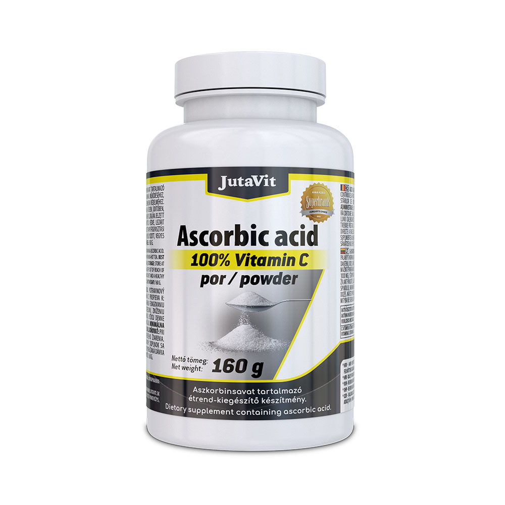 JUTAVIT Ascorbic acid 100% vitamin C por (160g)