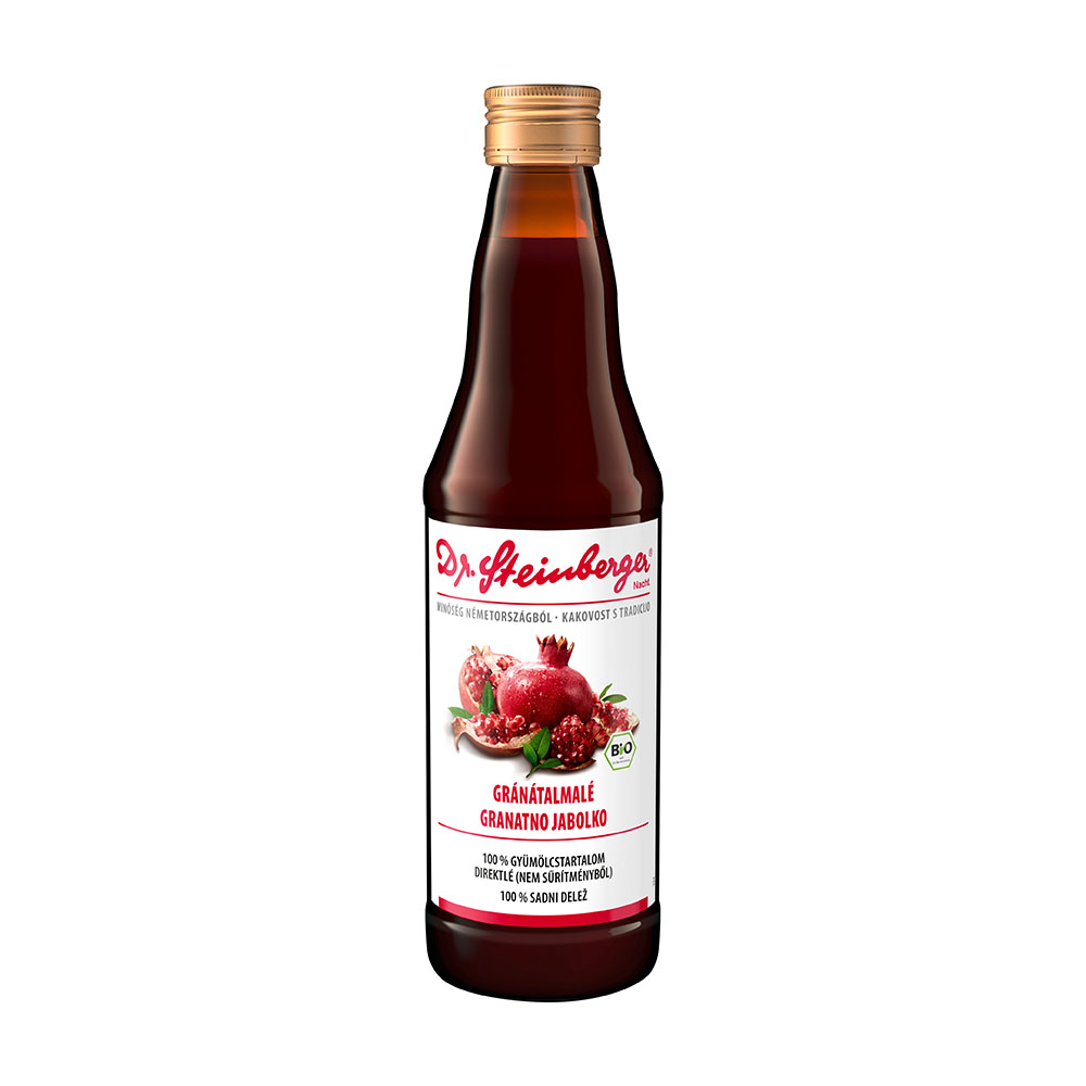 DR.STEINBERGER Gránátalmalé (bio) VIGYÉL VISSZA ÜVEGBEN (330ml)