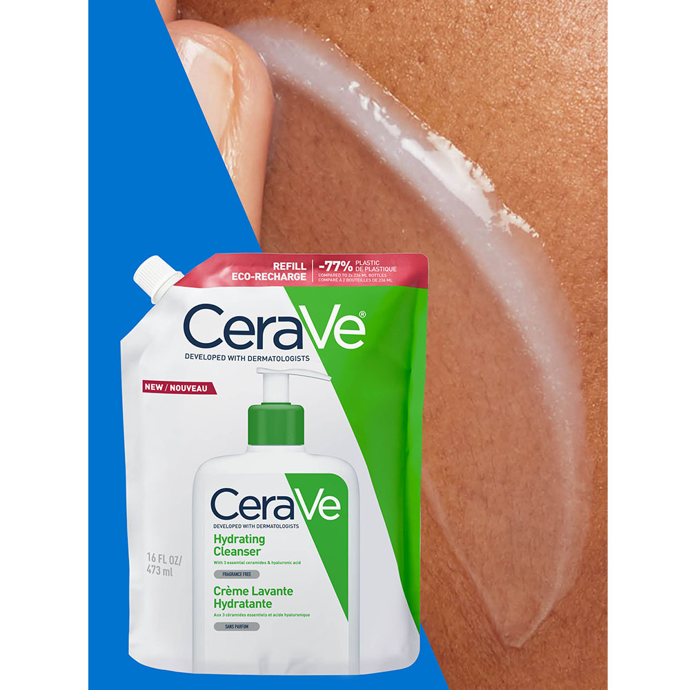 CERAVE Hidratáló tisztító gél utántöltő (473ml)