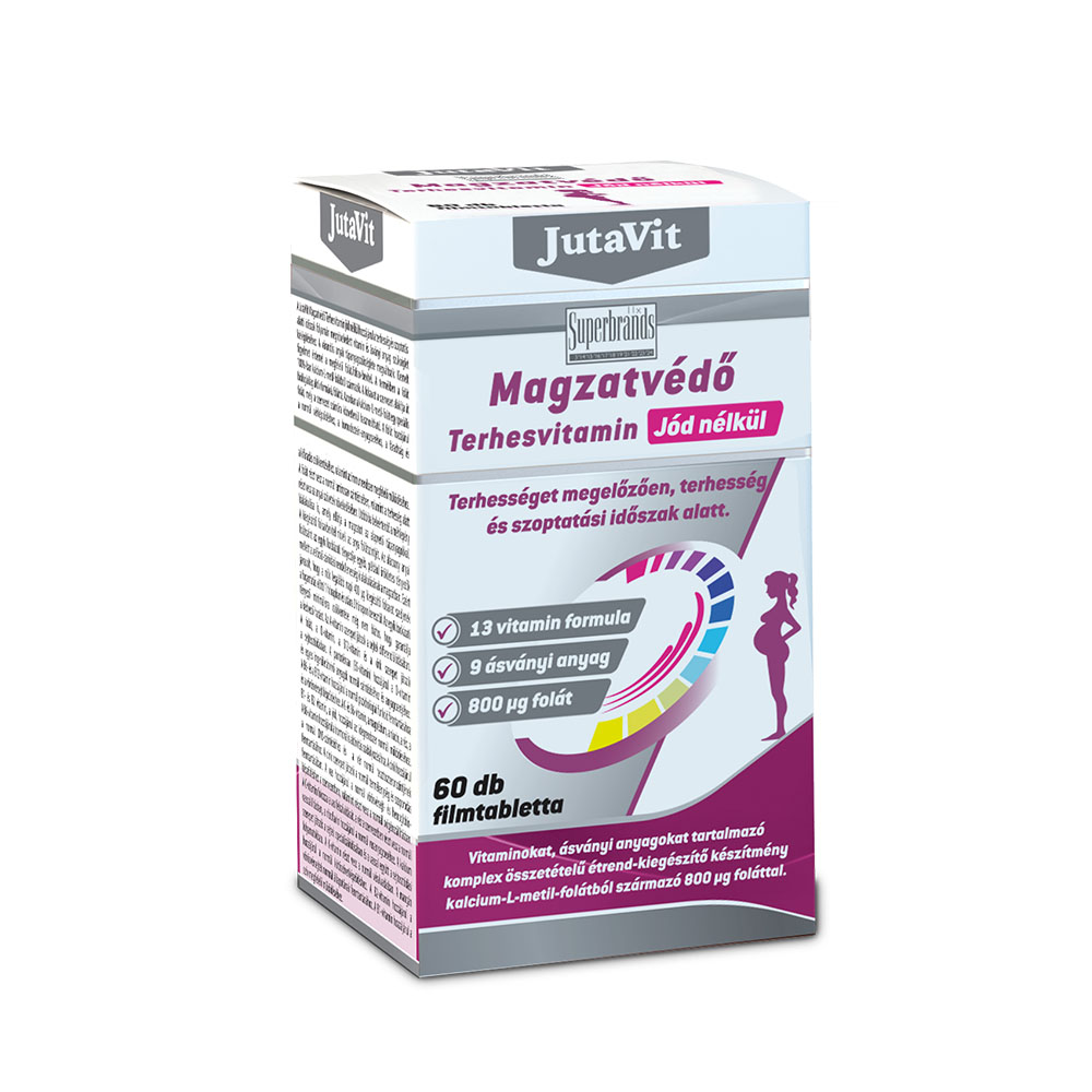 JUTAVIT Magzatvédõ Terhesvitamin Jód nélküli tabletta (60db)