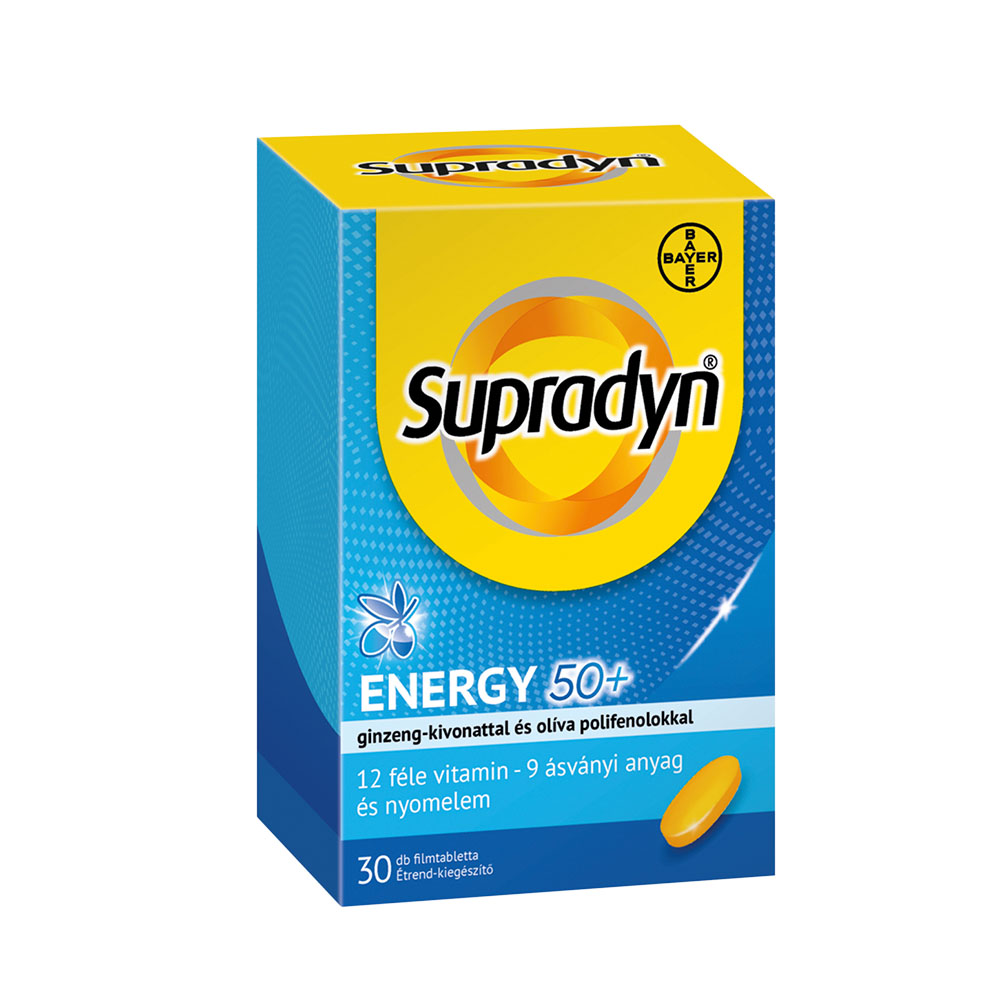 SUPRADYN Energia 50+ filmtabletta (30db)