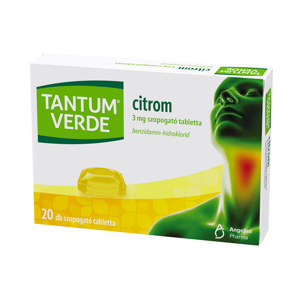TANTUM VERDE citrom 3mg szopogató tabletta (20db)
