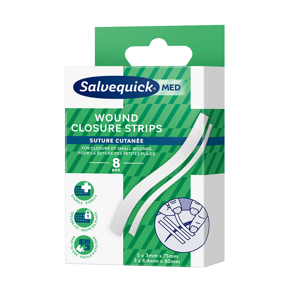 SALVEQUICK Med steril sebzáró csík (8db)
