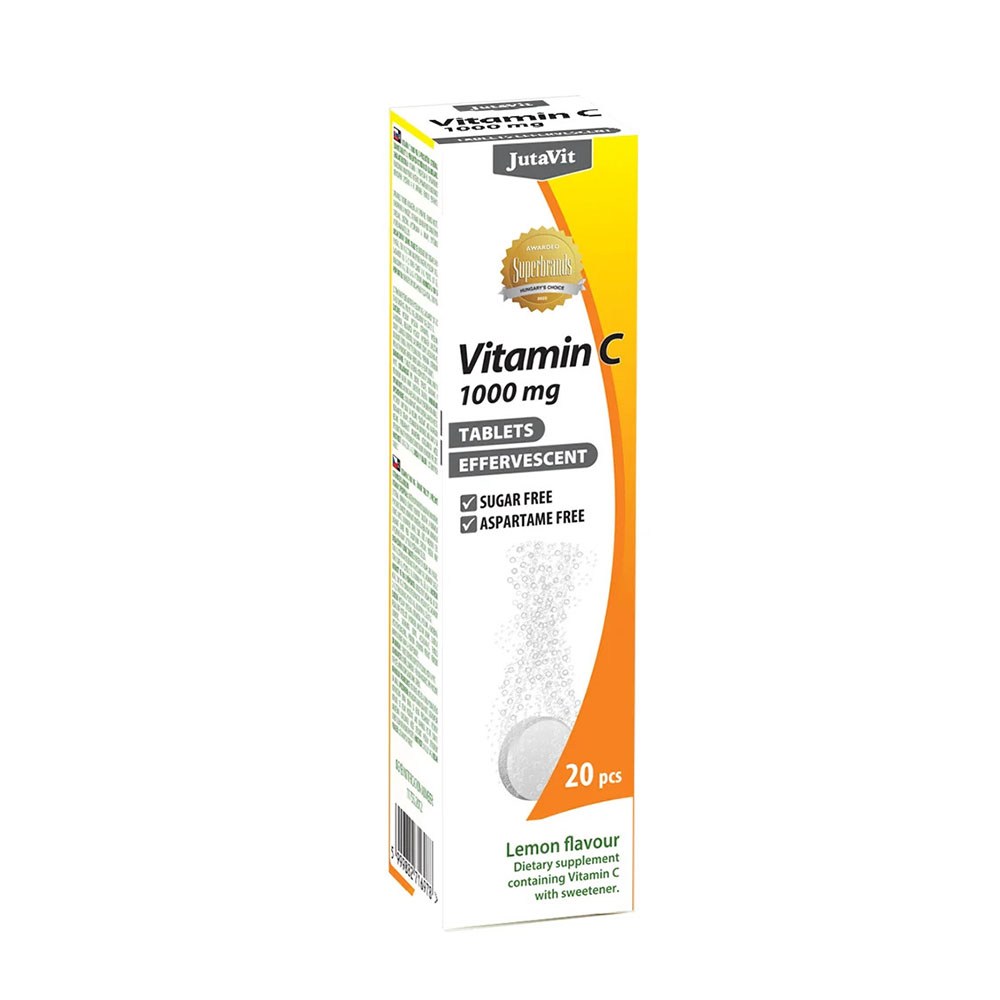 JUTAVIT C-vitamin 1000mg pezsgőtabletta (20db)