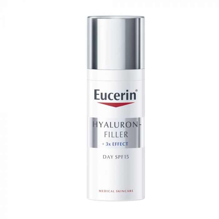 EUCERIN Hyaluron-Filler +3x effect ráncfeltöltő nappali arckrém normál, vegyes bőrre (50ml) 