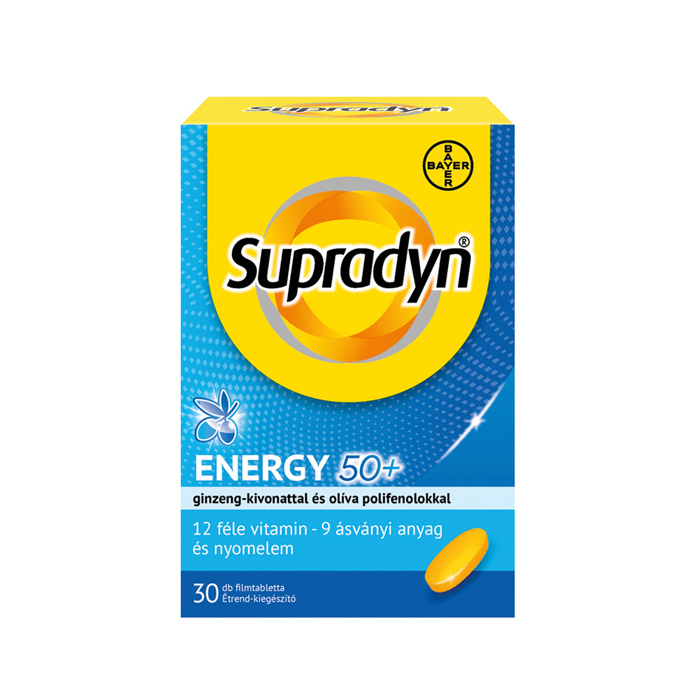 SUPRADYN Energia 50+ filmtabletta (30db)
