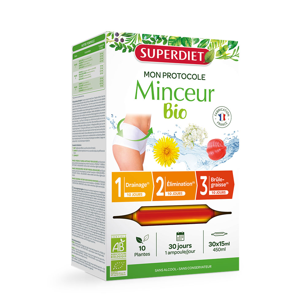 SUPERDIET Bio Minceur zsírégető ivóampulla (30x15ml)