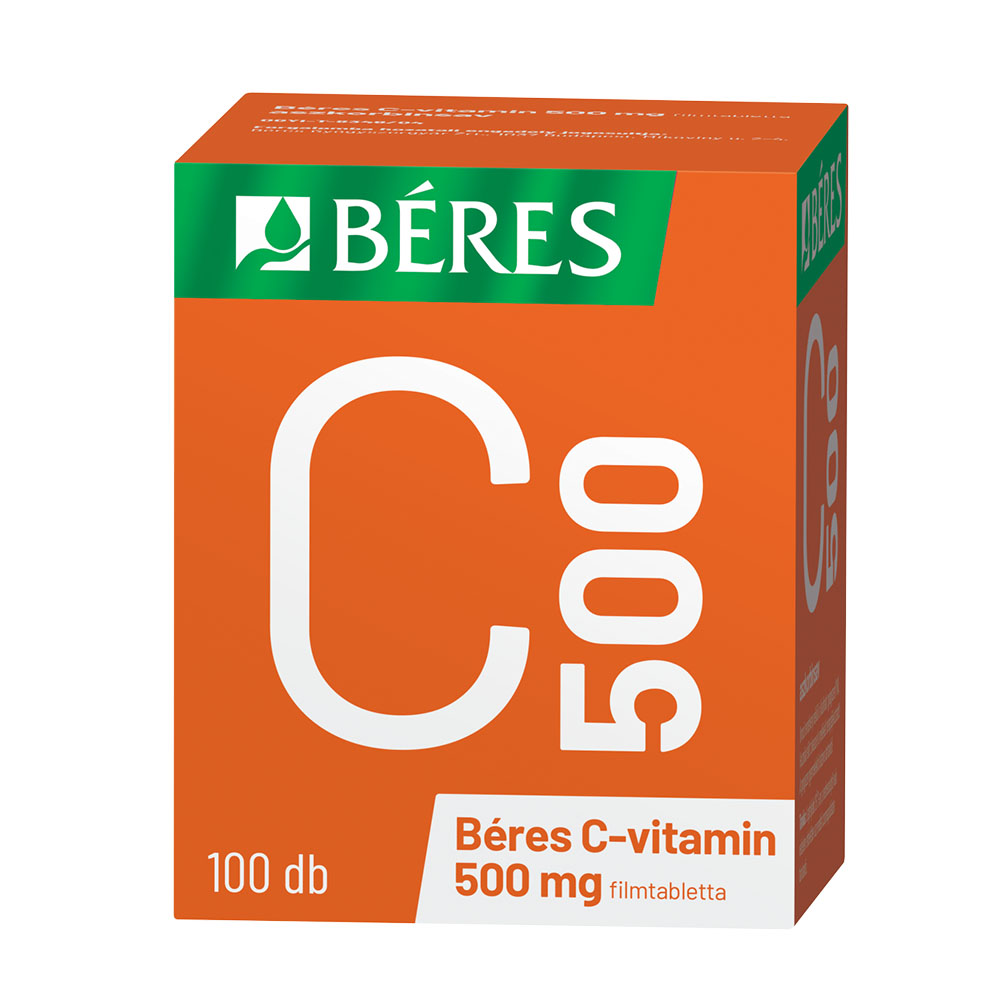BÉRES C-vitamin 500 mg filmtabletta (100db)