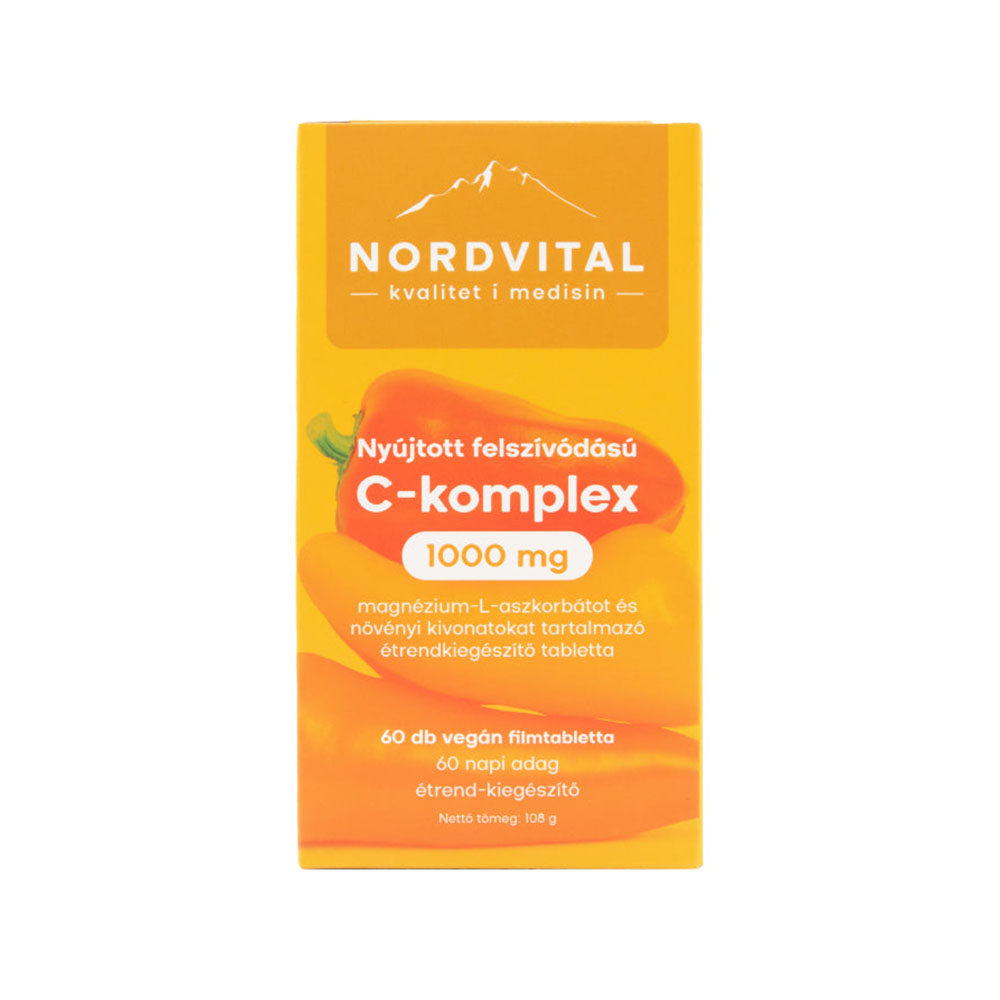 NORDVITAL C-vitamin komplex retard 1000 mg filmtabletta (60db)