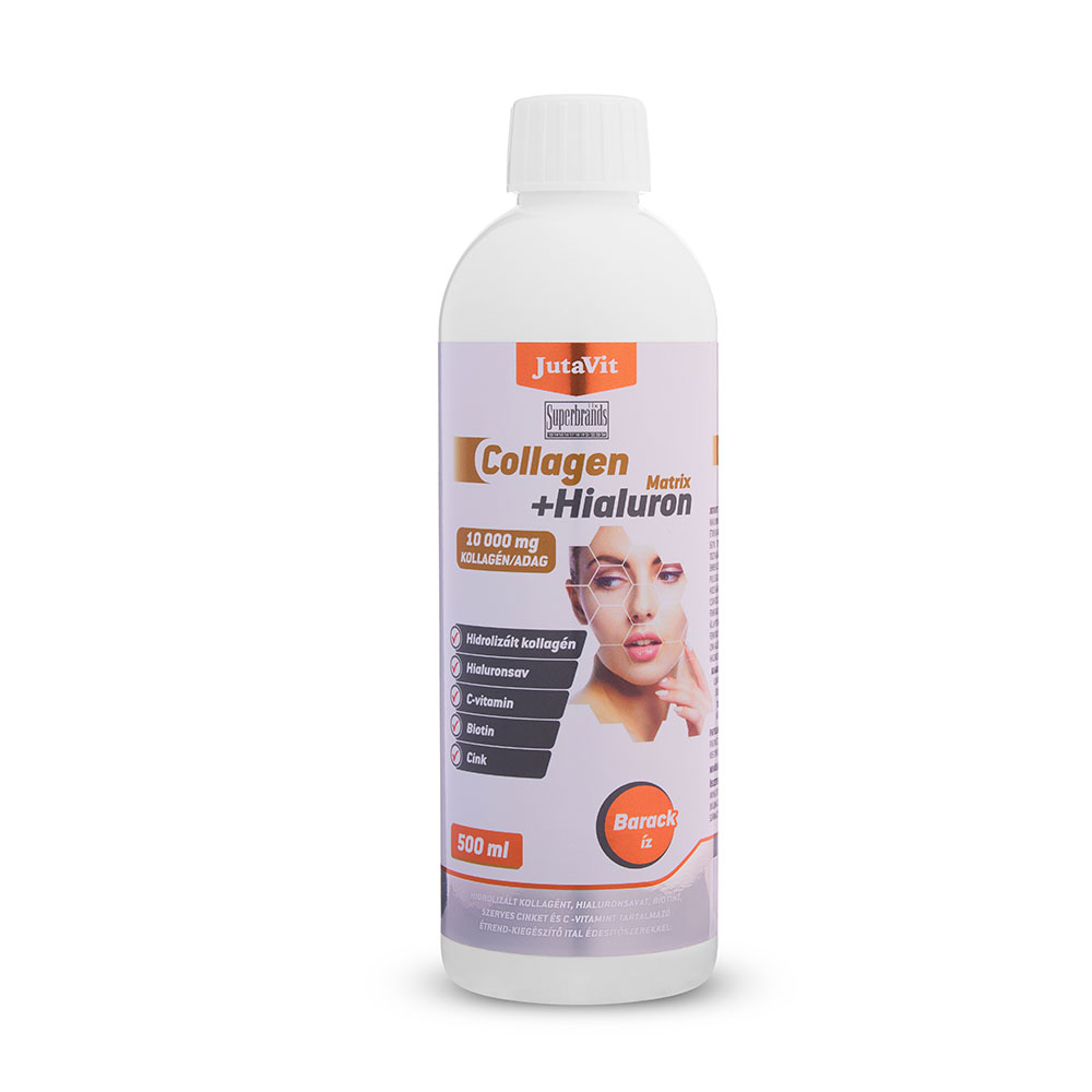 JUTAVIT Collagen+Hialuron Matrix ital Barack ízben 500ml