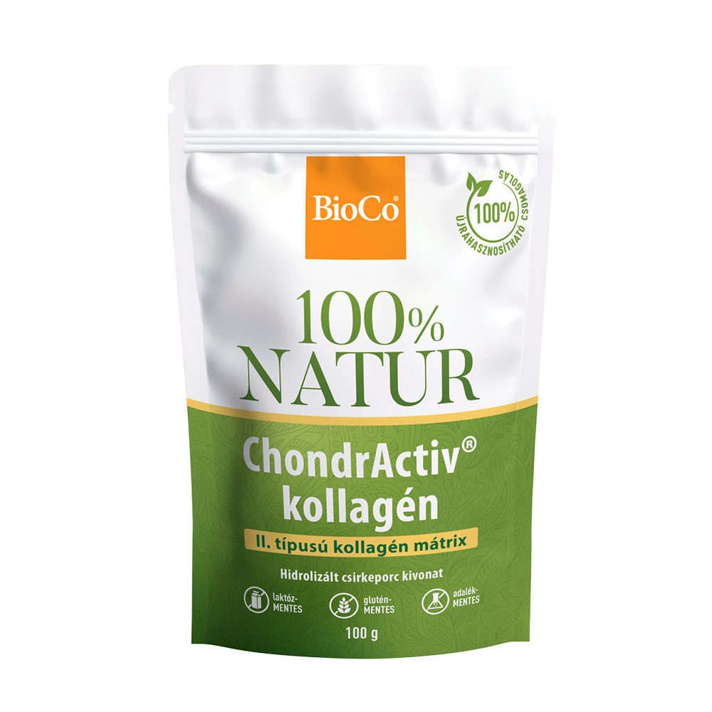 BIOCO 100% NATUR ChondrActiv kollagén tasakos por (100g)