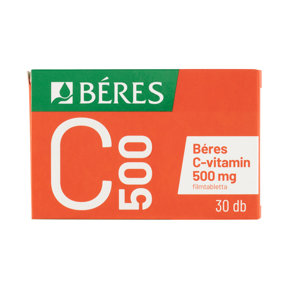 BÉRES C-vitamin 500 mg filmtabletta (30db)