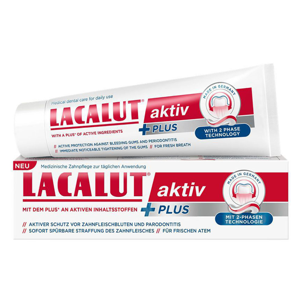 LACALUT Aktív PLUS fogkrém (75ml)