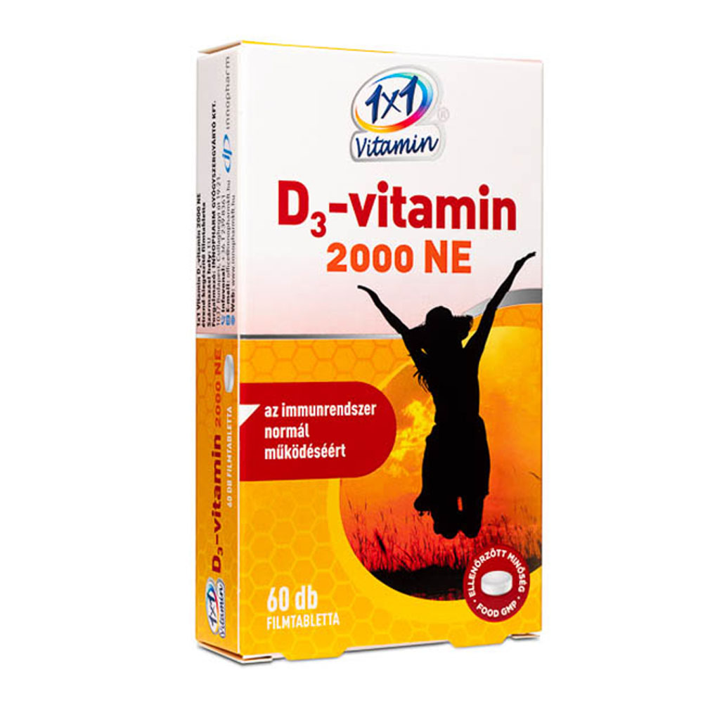 1x1 VITAMIN D3-vitamin 2000 NE filmtabletta (60db)
